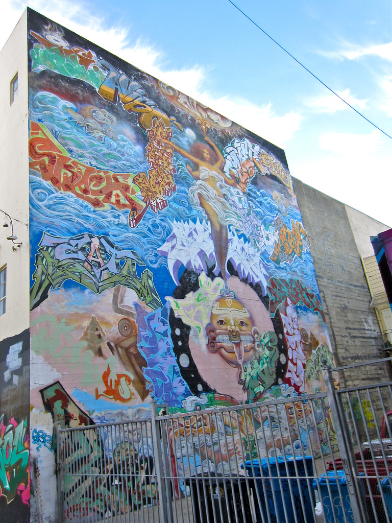 Mural, San Francisco, CA Large mural on a wall in San Fran… Flickr