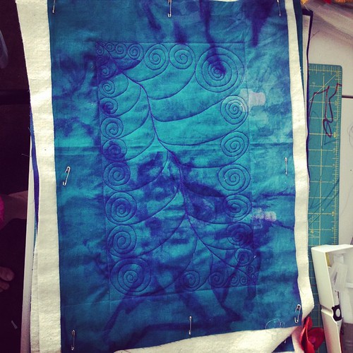 Free motion quilting feathers placemat 3 hotvanillaminx Flickr