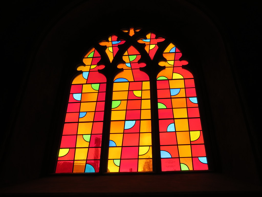 UK Norfolk Norwich Cathedral Modern stained glass … Flickr