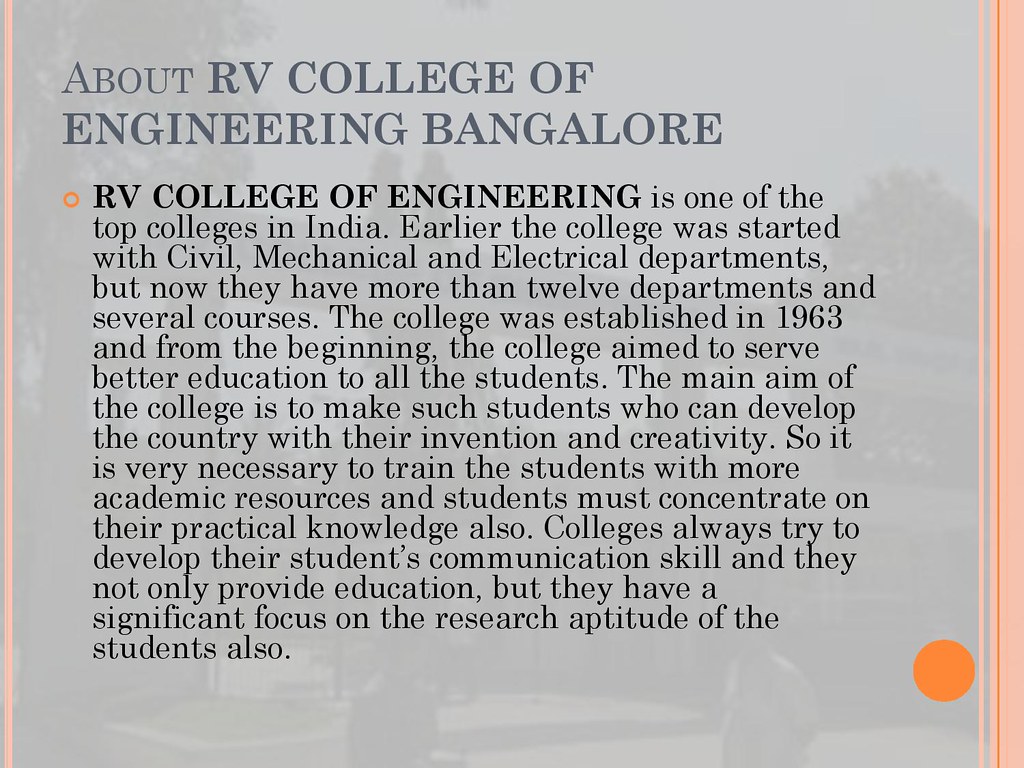 RV College of Engineering Bangalore RV College of Engine… Flickr