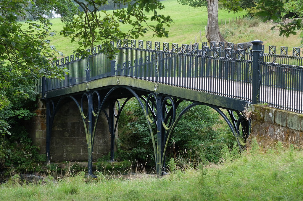 Hulne Park, Iron Bridge It's iron, and it's a bridge. From… Flickr