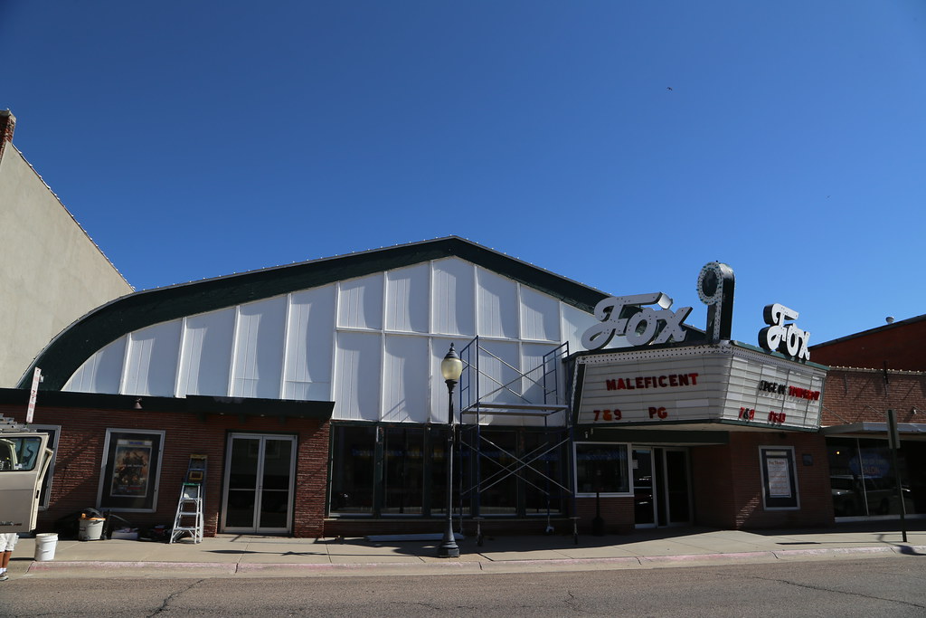 Sidney Nebraska, Fox Theater, Movie Theater, Lincoln Highw… Flickr
