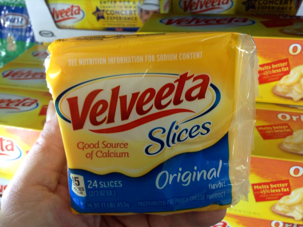 Velveeta Singles Slices, Kraft Cheese Velveeta Singles Sli… Flickr