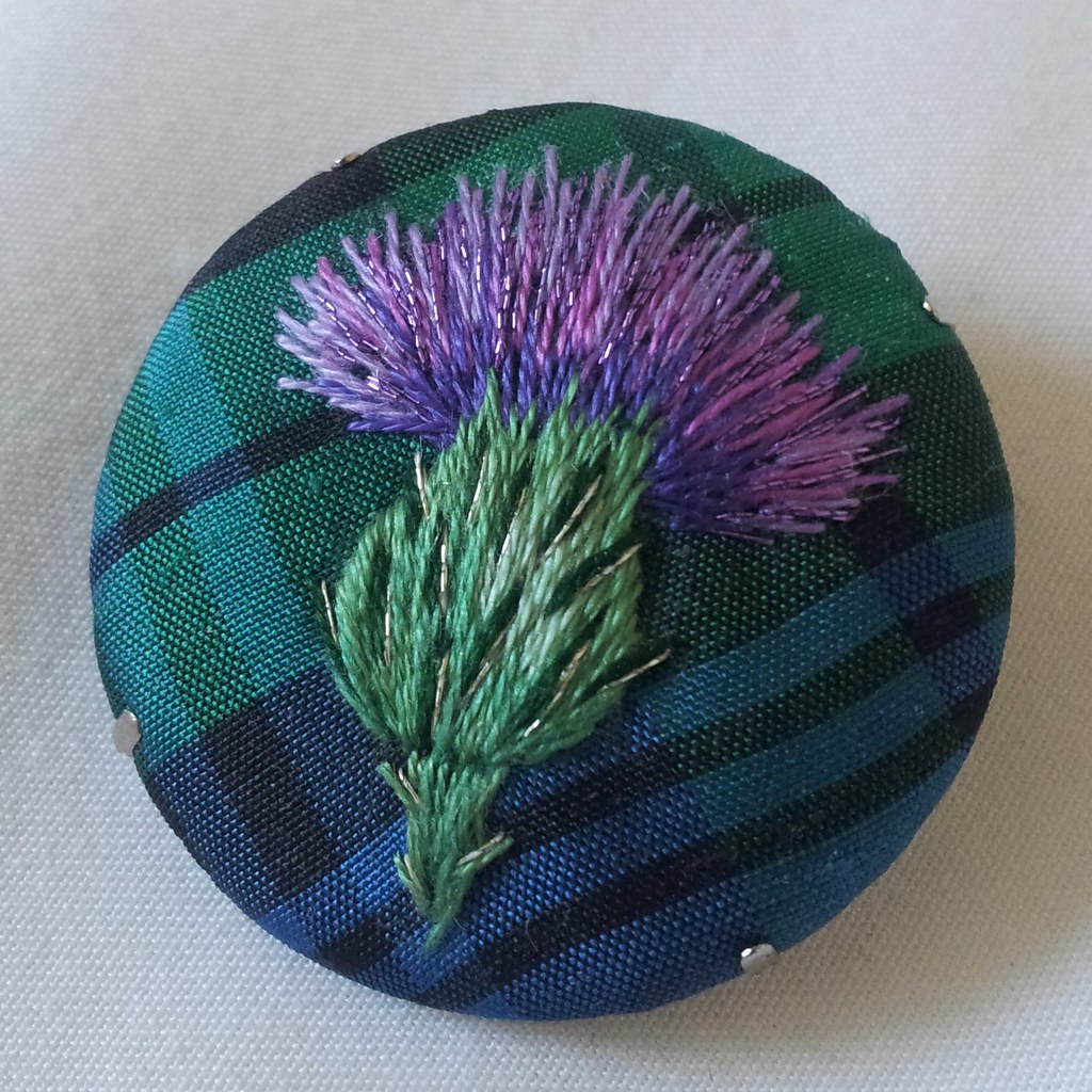 Thistle brooch marg dier Flickr