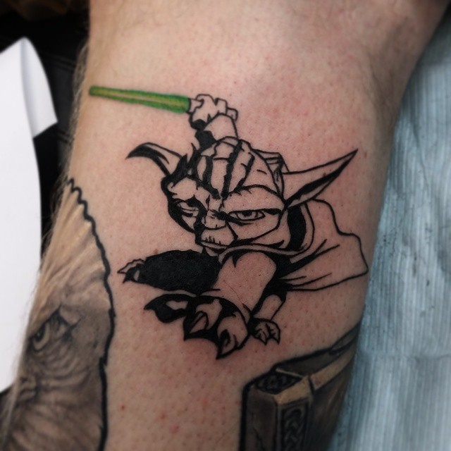Yoda #Starwars #Tattoo #Clonewars #Jedi | Chuk Olaf Hognell | Flickr 640_x_640_jpg