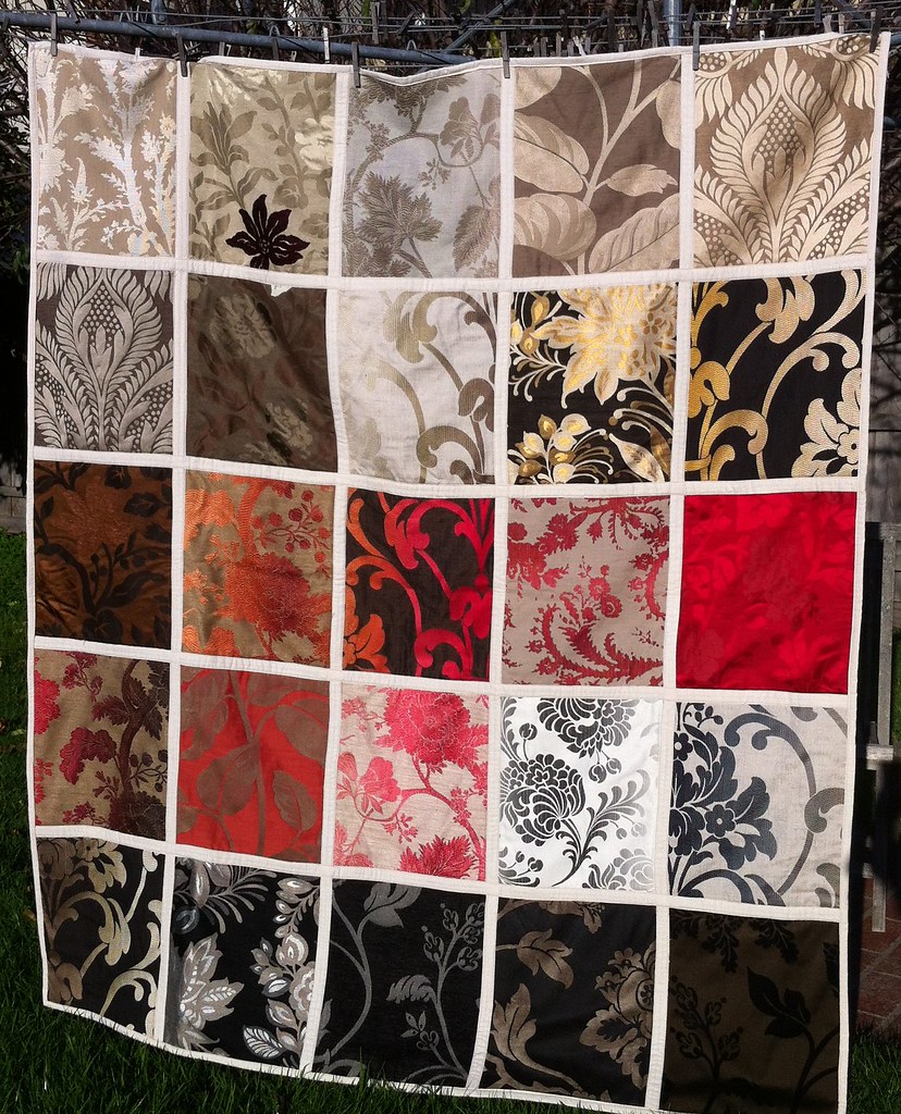 Quilt for Jules Quilt made using QAYG method (minus the qu… Flickr