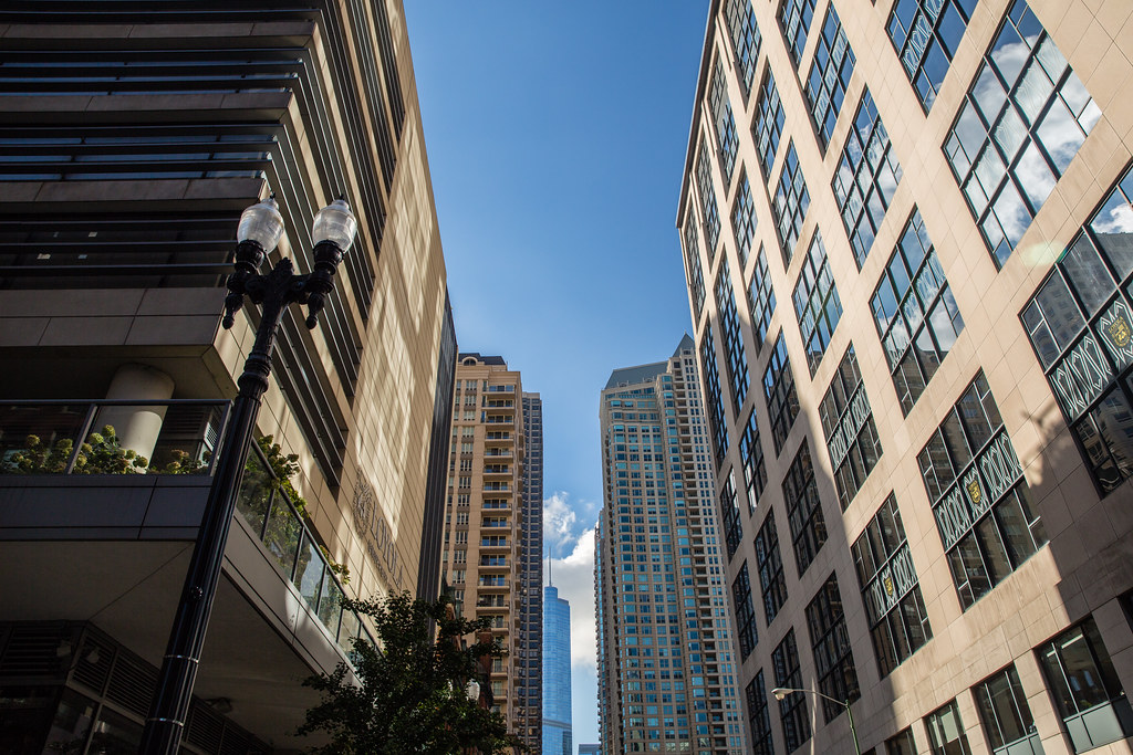 Loyola's Water Tower Campus Low morning sunlight bounces o… Flickr