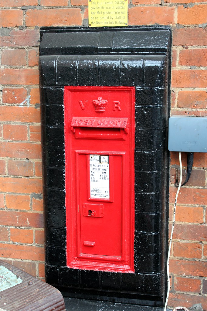 Sheringham Railway Station VR Post Office Wall Box Flickr