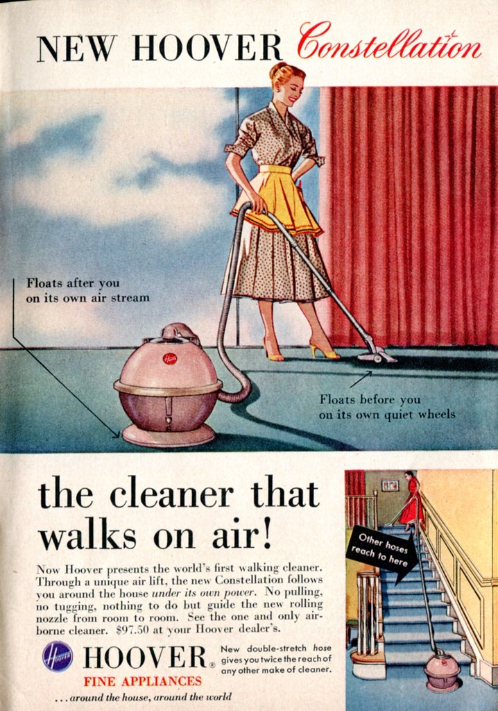 1956 Hoover Constellation Vacuum Cleaner Advertisement Rea… Flickr