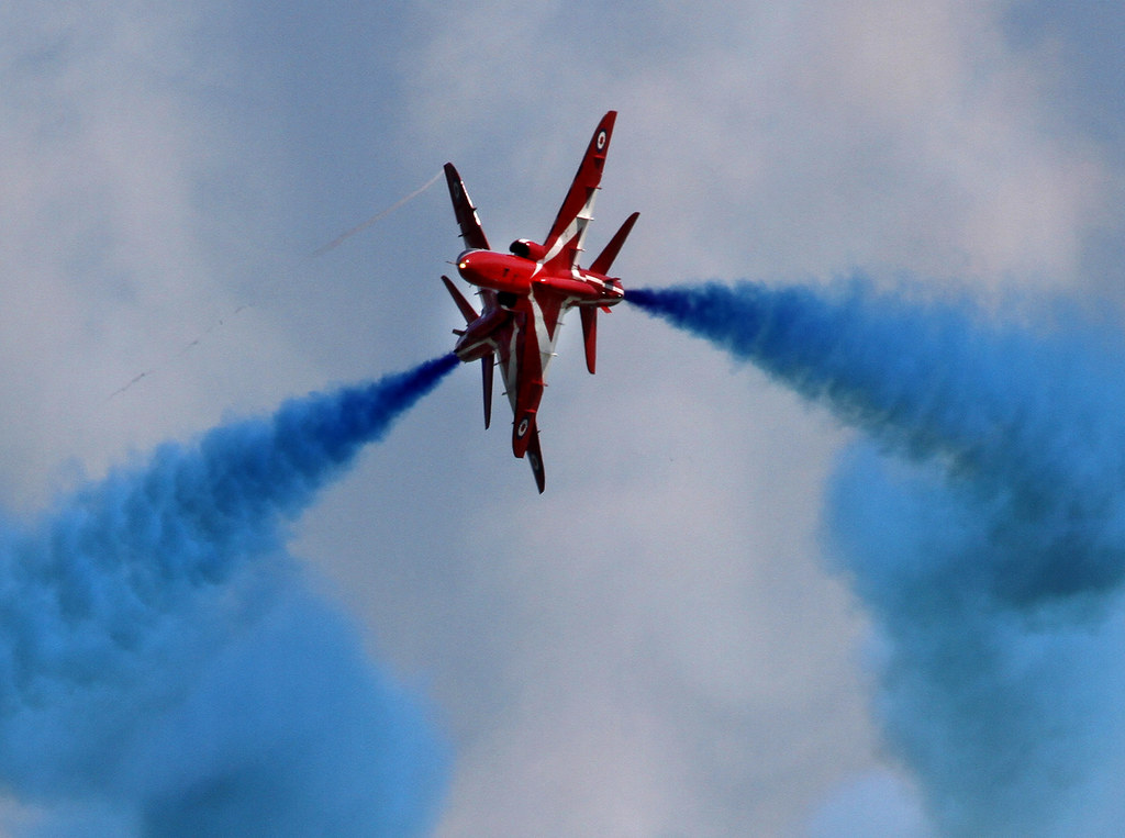 Red Arrows Today at the Eastbourne Airshow where not