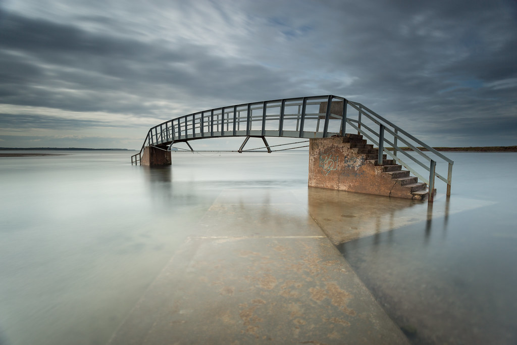 Bridge To Nowhere.. Bellhaven Bay, Dunbar in Scotland. Aft… Flickr