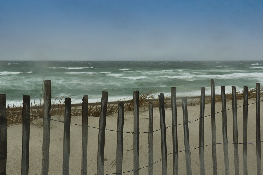 winter storm Sandy Neck Beach, West Barnstable MA Salty Air