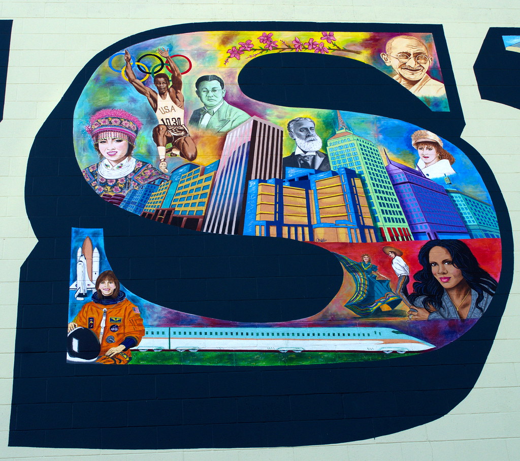 Images from the wall mural created by Fresno Mural Artist … Flickr