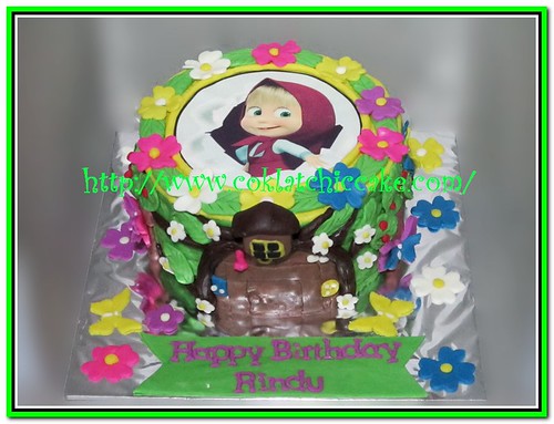 Kue ulang tahun marsha and the bear Niken I.Dh Flickr