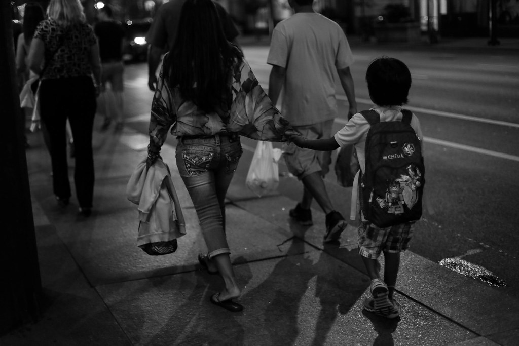 People of Chicago Always safe at night in Mom's hands! Greg