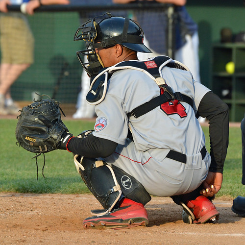Nail Polish Note the white nail polish the catcher is wear… Flickr