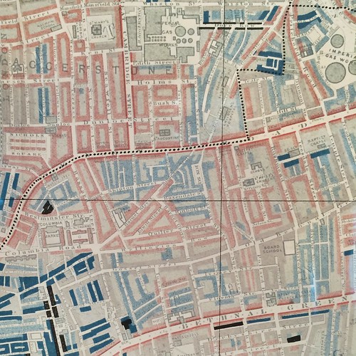 Booth’s Maps of London Poverty, 1889: East & West London