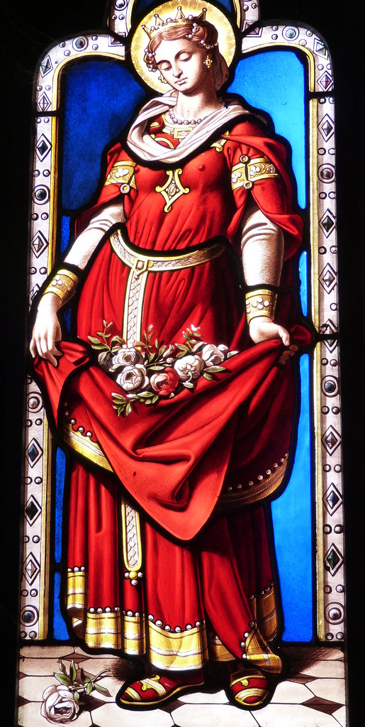 St Elizabeth of Hungary St Elizabeth of Hungary with her c… Flickr