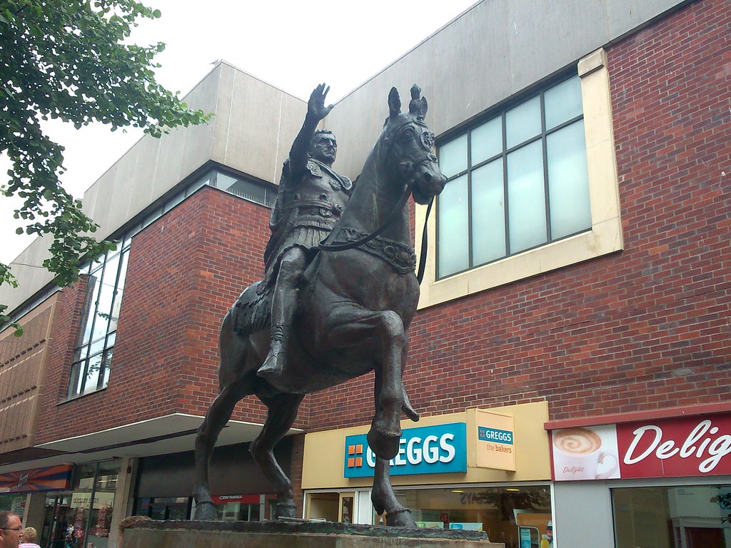 Southgate Street, Gloucester equestrian statue the Rom… Flickr