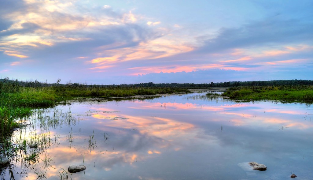 Sunset Reflections On Weaver Lake Richfield Springs, N.Y. Flickr