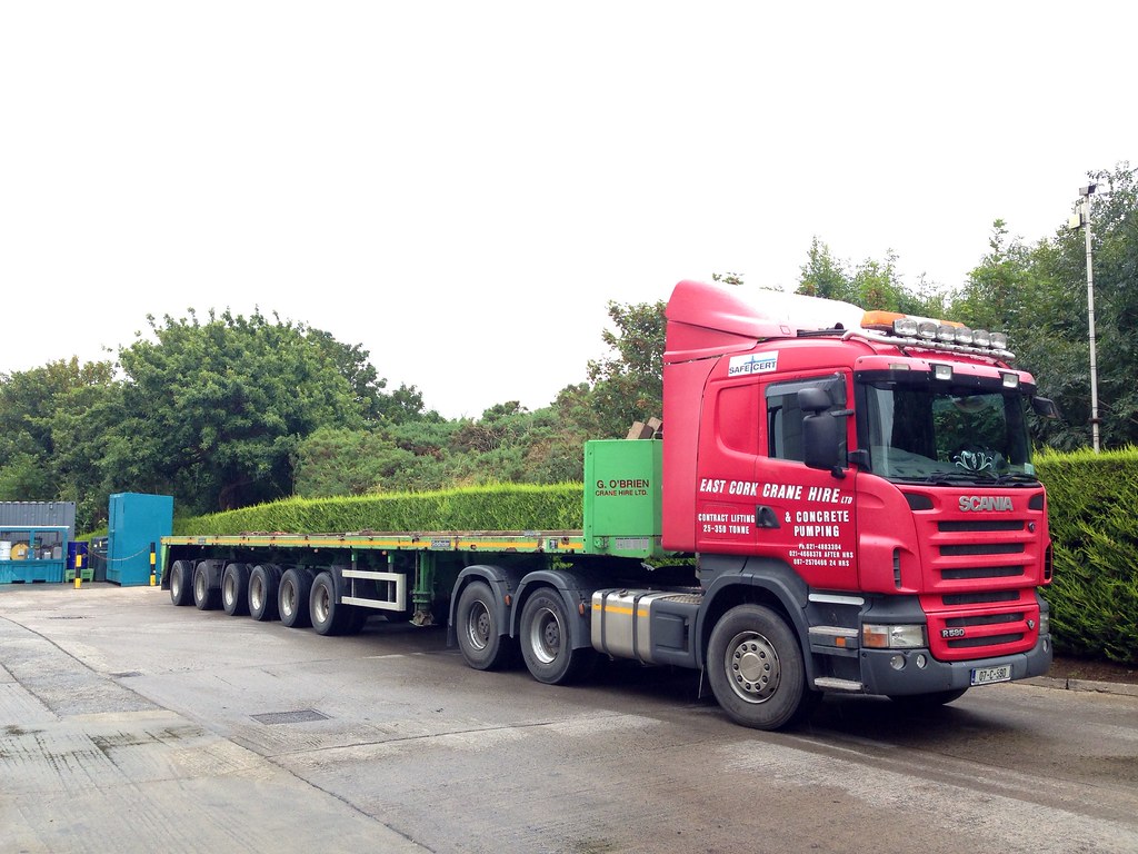 East Cork Crane Hire Scania R580 with G.O'Brien Crane Hire… Flickr