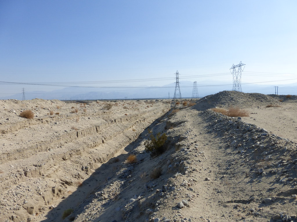 Earthquake Trench Coachella paleoseismic site PSHiker Flickr