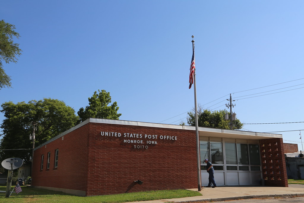 Monroe Iowa, Post Office, 50170, Jasper County IA Google M… Flickr