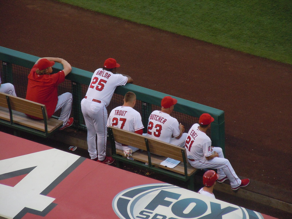 2014 Angels vs Oakland game Flickr