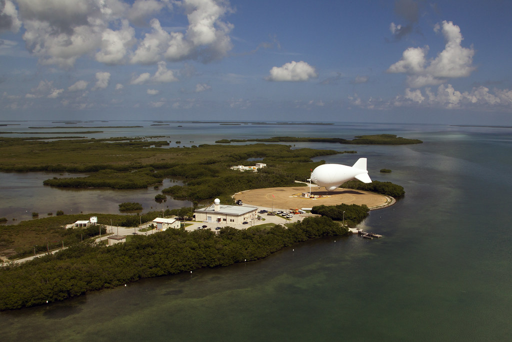 Cudjoe Keys Florida Tethered Aerostat Radar System (TARS) Flickr