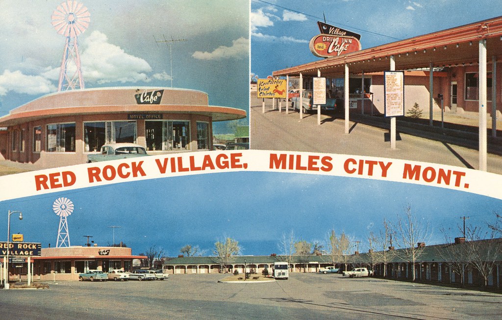 Red Rock Village Miles City, Montana "Thousand of Motels… Flickr