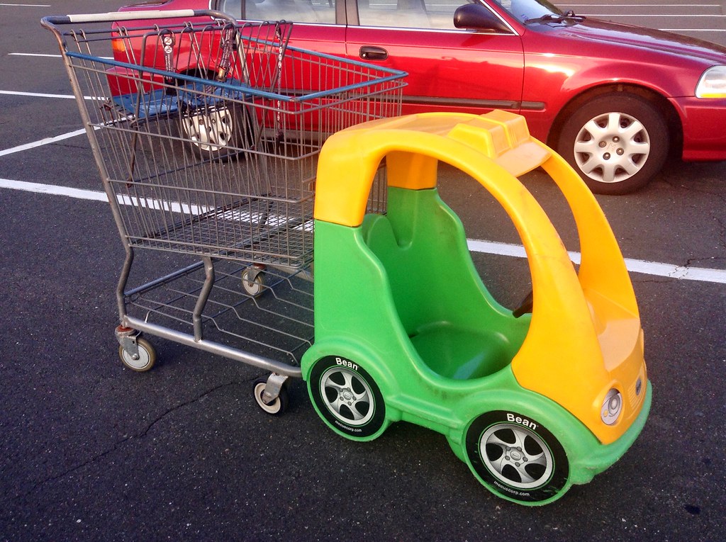 Kid's Shopping Cart, the "Bean" by McCue Corp . At Newingt… Flickr
