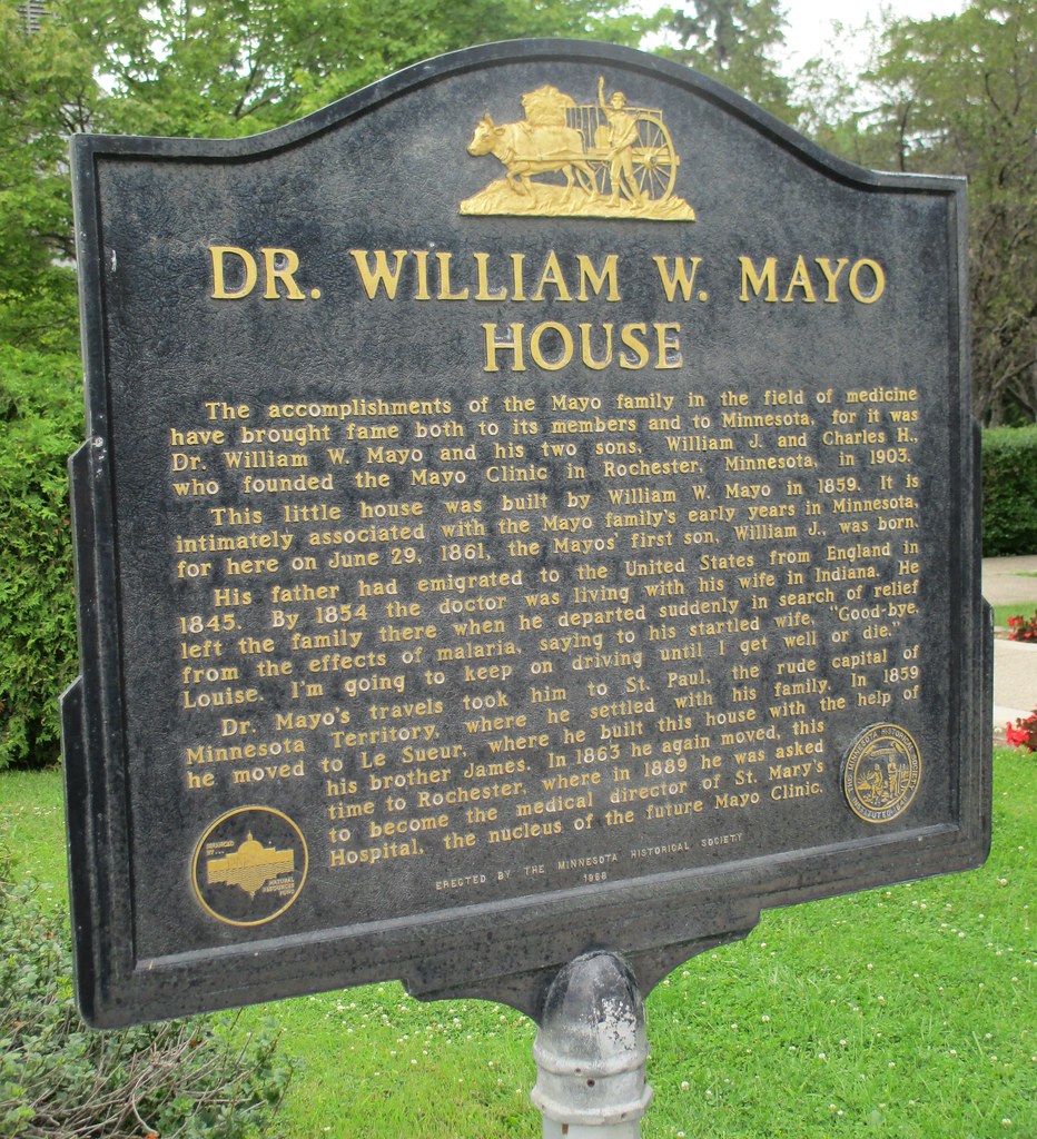Dr. William W. Mayo House Marker (Le Sueur, Minnesota) Flickr
