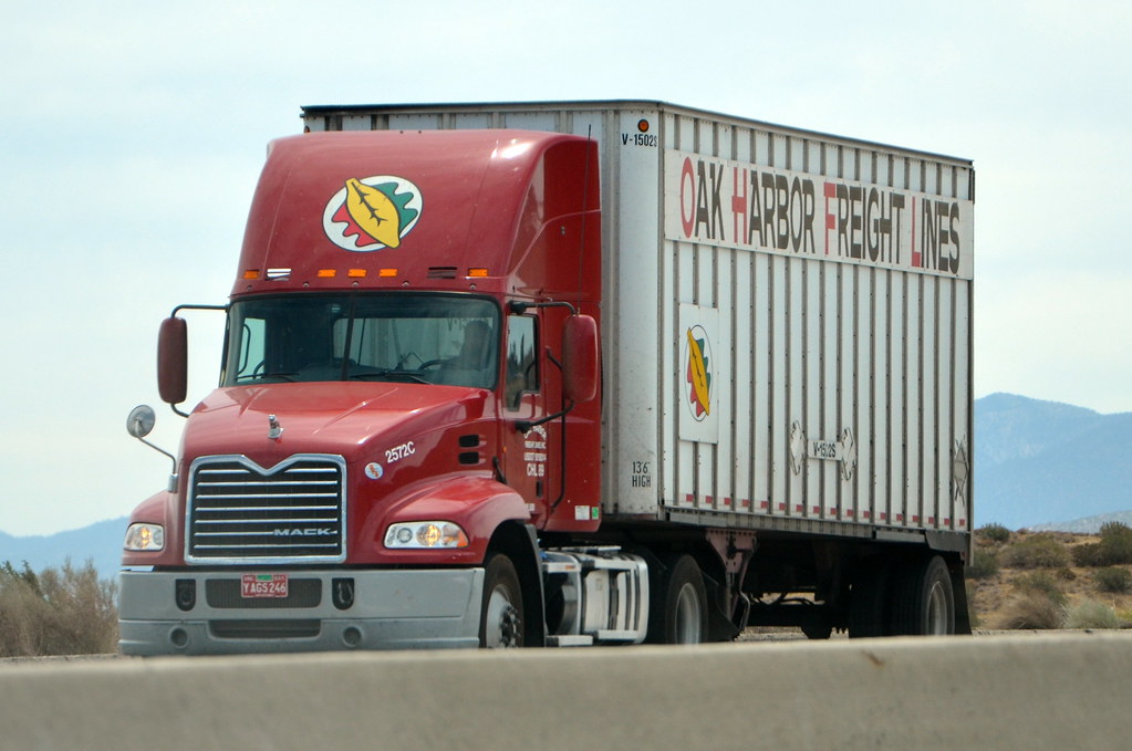 OAK HARBOR FREIGHT LINES MACK BIG RIG TRUCK Navymailman Flickr