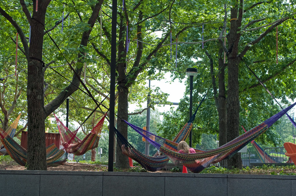 Hammock Garden In Philadelphia's Spruce Street Harbor Park