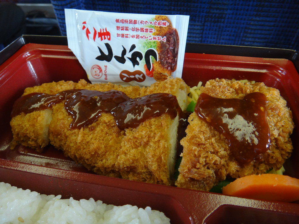 Pork cutlet bento Jun 5, 2014. Awajiya. Hitoshi TAKAGI Flickr
