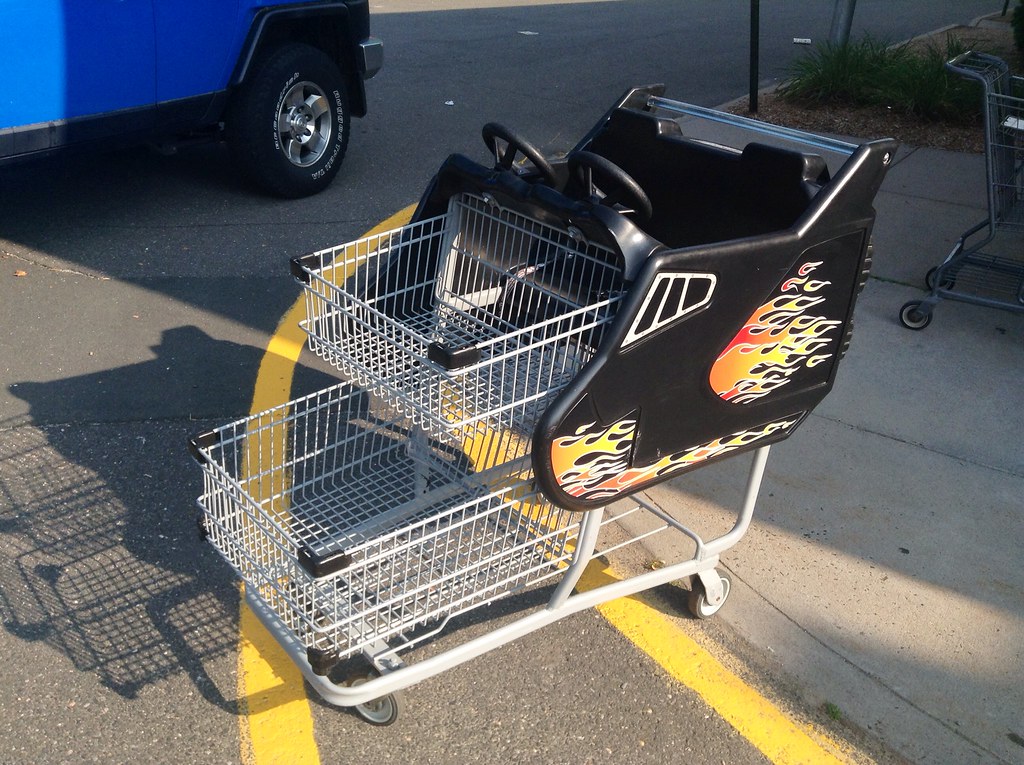 Race Car Shopping Cart for kids. Big Y Grocery Store Avon,… Flickr