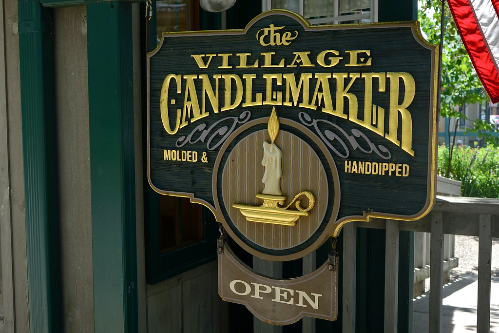Candlemaker sign Nashville, Indiana Jim Wallace Flickr