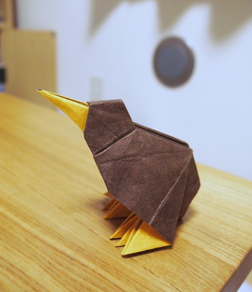 【Origami 】 Kiwi キーウィ 創作・折り：小林弘明 【Origami 】 Kiwi. Designed … Flickr