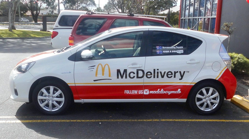 McDonald's McDelivery Melbourne Australia Toyota Prius 15… Flickr