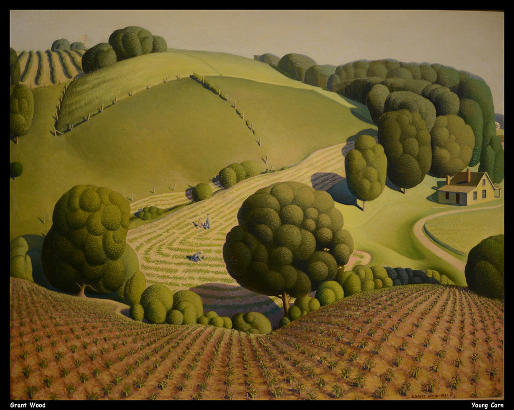 Grant Wood Young Corn JPB Cedar Rapids Museum of Art Flickr