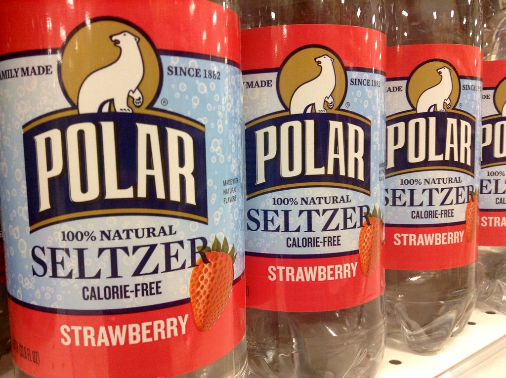Polar Seltzer Water Strawberry Flavor. 7/2014. Pics by Mik… Flickr