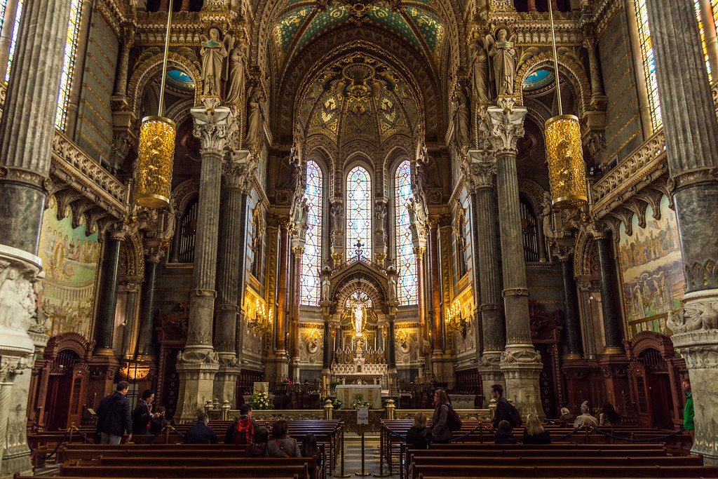 Intérieur basilique Notre dame de Fourvière à Lyon Flickr Intérieur basilique Notre dame de Fourvière à Lyon Flickr