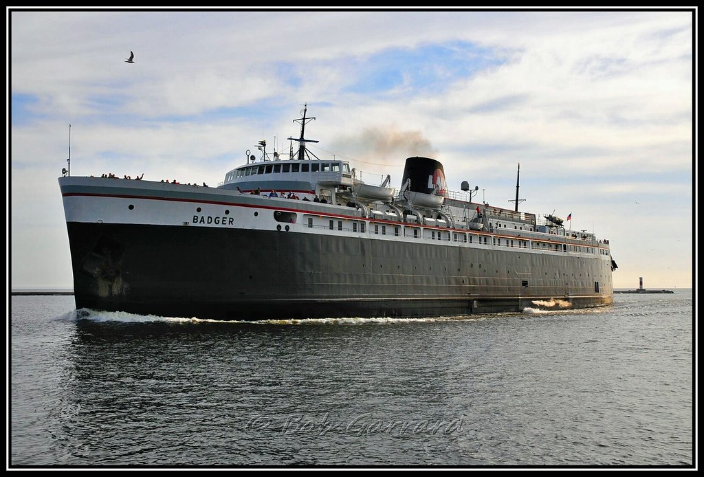 SS Badger Lake Michigan Carferry Service The only coalf… Flickr