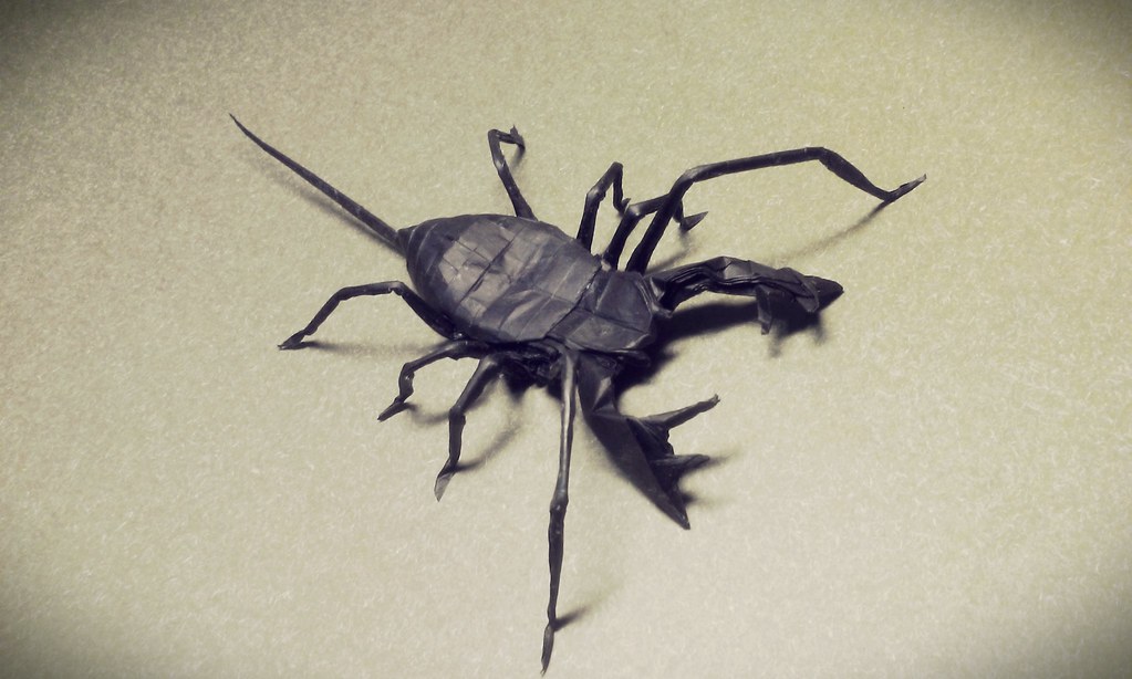 Vinegaroon 鞭蠍 Design by Kota lmai Anson Chang ORIGAMI Flickr