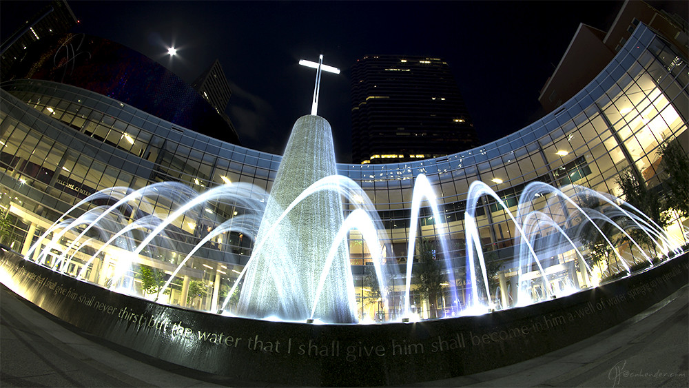 First Baptist Church Downtown Dallas Texas Water Fountain Flickr