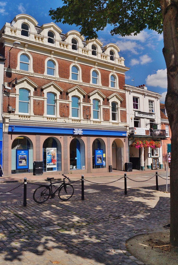 The Halifax Market Square, Aylesbury, Bucks. 29/07/14. Ron Adams