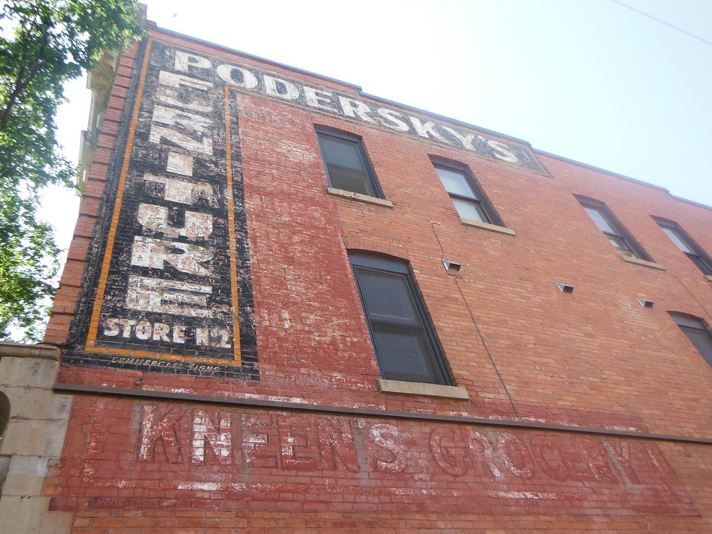 Podersky's Furniture sign on Whyte Ave I discovered this s… Flickr