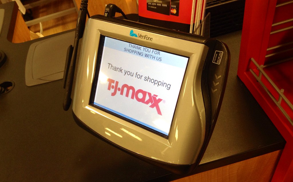 TJ Maxx Credit Card TJ Maxx Credit Card Swipe Scanner, 9/2… Flickr