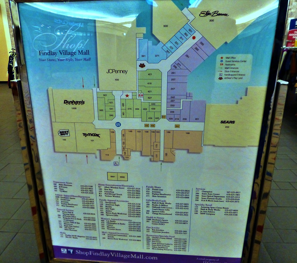 Directory of the Findlay Village Mall Just like at several… Flickr