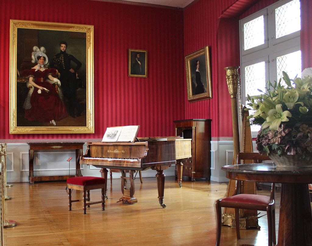 Salle de musique The music room at the Château d'Amboise California